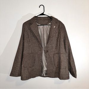 Blazer with star pin